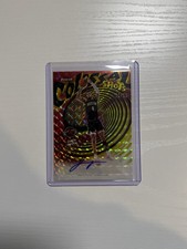 JALEN GREEN 2025-26 TOPPS FINEST COLOSSAL SHOTS YELLOW GEO AUTO /35 