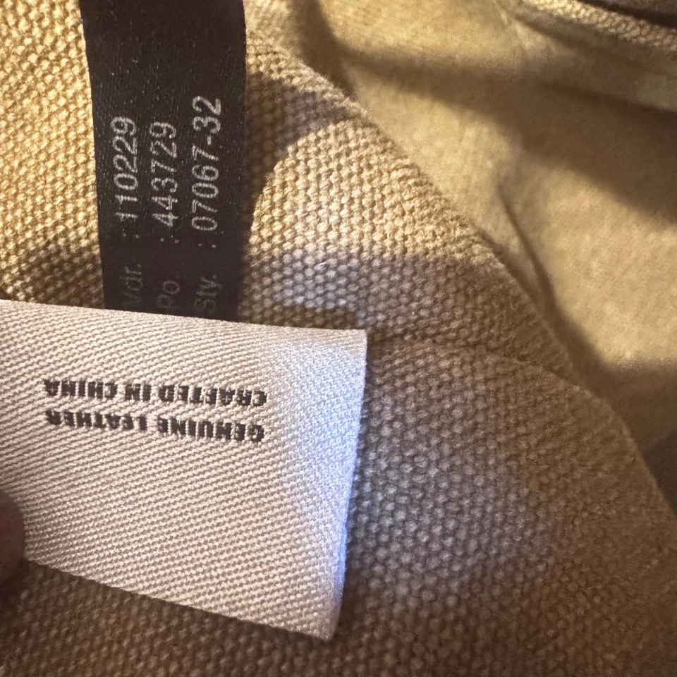 M. Julian Wilsons Leather Backpack Suede Canvas  Utility Chic 16x13x6 preloved - Image 4 of 4