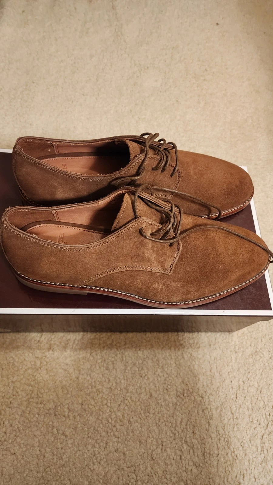 Scarpe eleganti Coach uomo taglia 10 M nuove con scatola