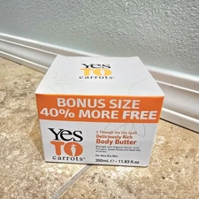 Yes To Carrots Rich Body Butter Very Dry Skin 11.83 fl oz Discontinued SEALED 