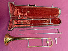 🔥🦴 H.N. White & Co. KING Liberty 2B 2-B Vintage TROMBONE w M21 Mouthpiece Case — photo 1