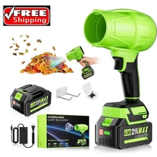 Portable Electric Cordless Leaf Blower – 400000RPM Handheld Jet Blower with 4.0A