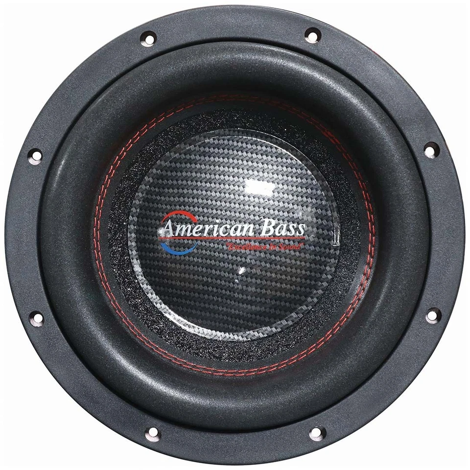 AMERICAN BASS HAWK 10” 1500W/3000W (RMS/MAX) SPL COMPETITION SUBWOOFER 4-OHM DVC - Image 2 of 4