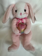 Ty Beanie Baby Eggerton the Bunny DOB March 30, 2003 MWMT