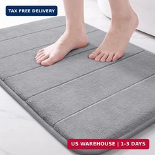 Yimobra Memory Foam Bath Mat, Super Soft Absorbent Bathroom Rug Non Slip, Quick