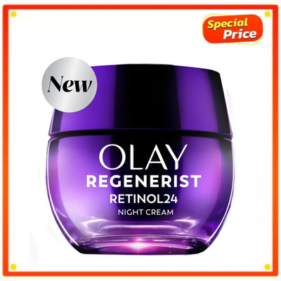 Olay Regenerist Retinol 24 Night Cream Anti Aging Fragrance Free CollagenPeptide