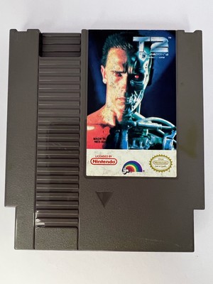 Terminator 2: Judgment Day (Nintendo NES, 1992) T2 NES Authentic Tested Working