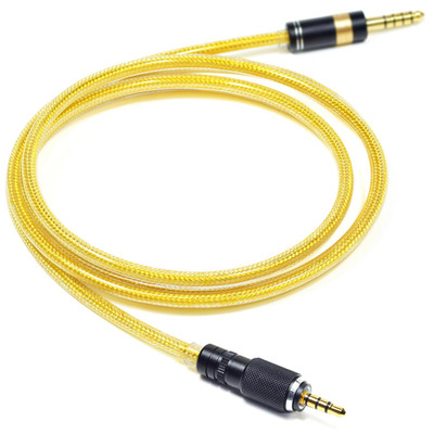 6N OFC Silver-Plated with Metal Shielding Layer 4.4Mm 3.5Mm Headphone Upgrade Ca