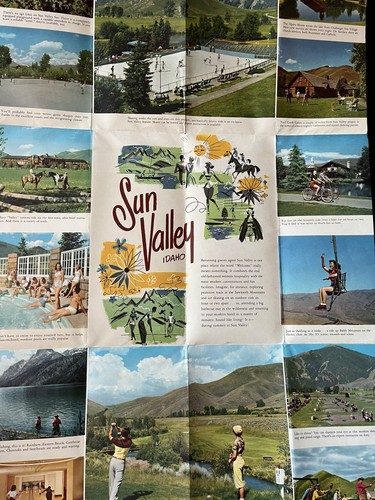 1950’s Sun Valley Idaho Advertising Travel Brochure - Picture 3 of 3