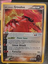 Groudon Holo 9/95 - EX Team Magma vs Team Aqua - Rare Vintage ENG