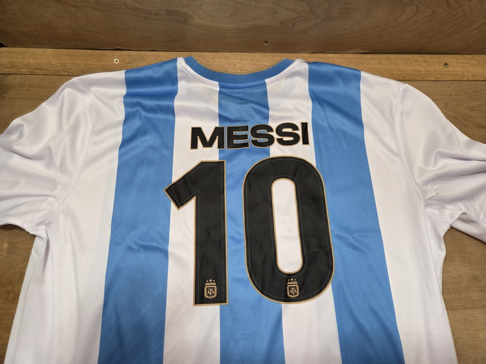 lionel messi argentina jersey afa mens soccer jersey size xl