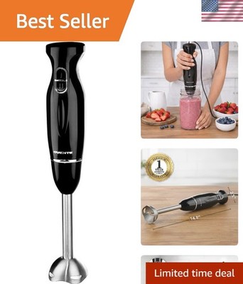 Ultimate Kitchen Convenience: 300W Immersion Blender with Easy Cleanup Features