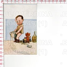 A2449 ADVERTISEMENT 1920 BERGAMO SAN PELLEGRINO SPA WATER EFFECTS CHILD PEE