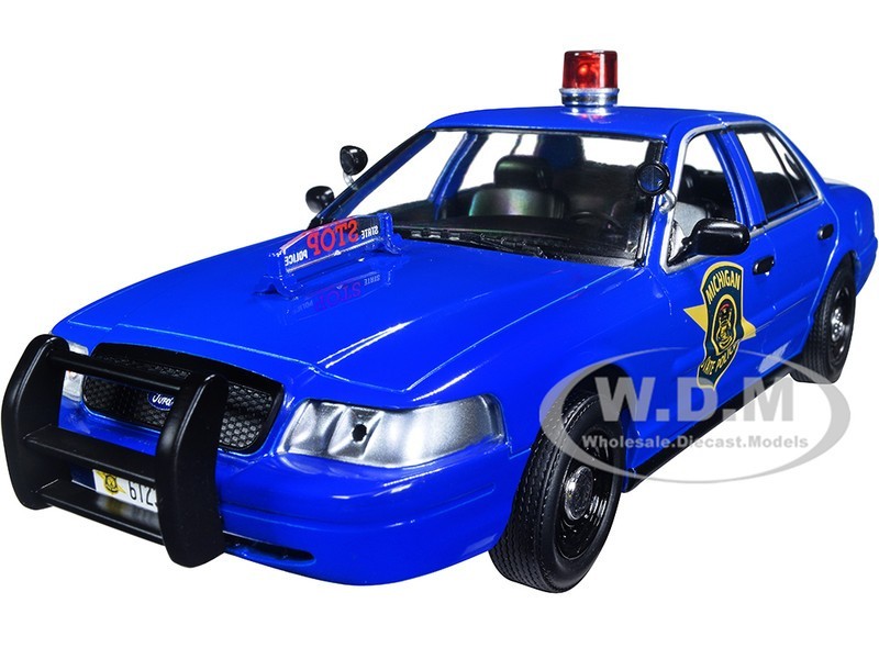 2008 FORD CROWN VICTORIA INTECEPTOR "MI STATE POLICE" 1/24 B