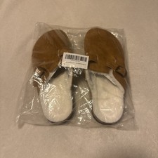 Women Comfortable Slip On Slippers Faux Fur Lining House Shoes