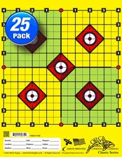 25 PACK: Range Shooting Pistol / Rifle TARGETS! FREE SHIPPING!! SCOPE [D2]