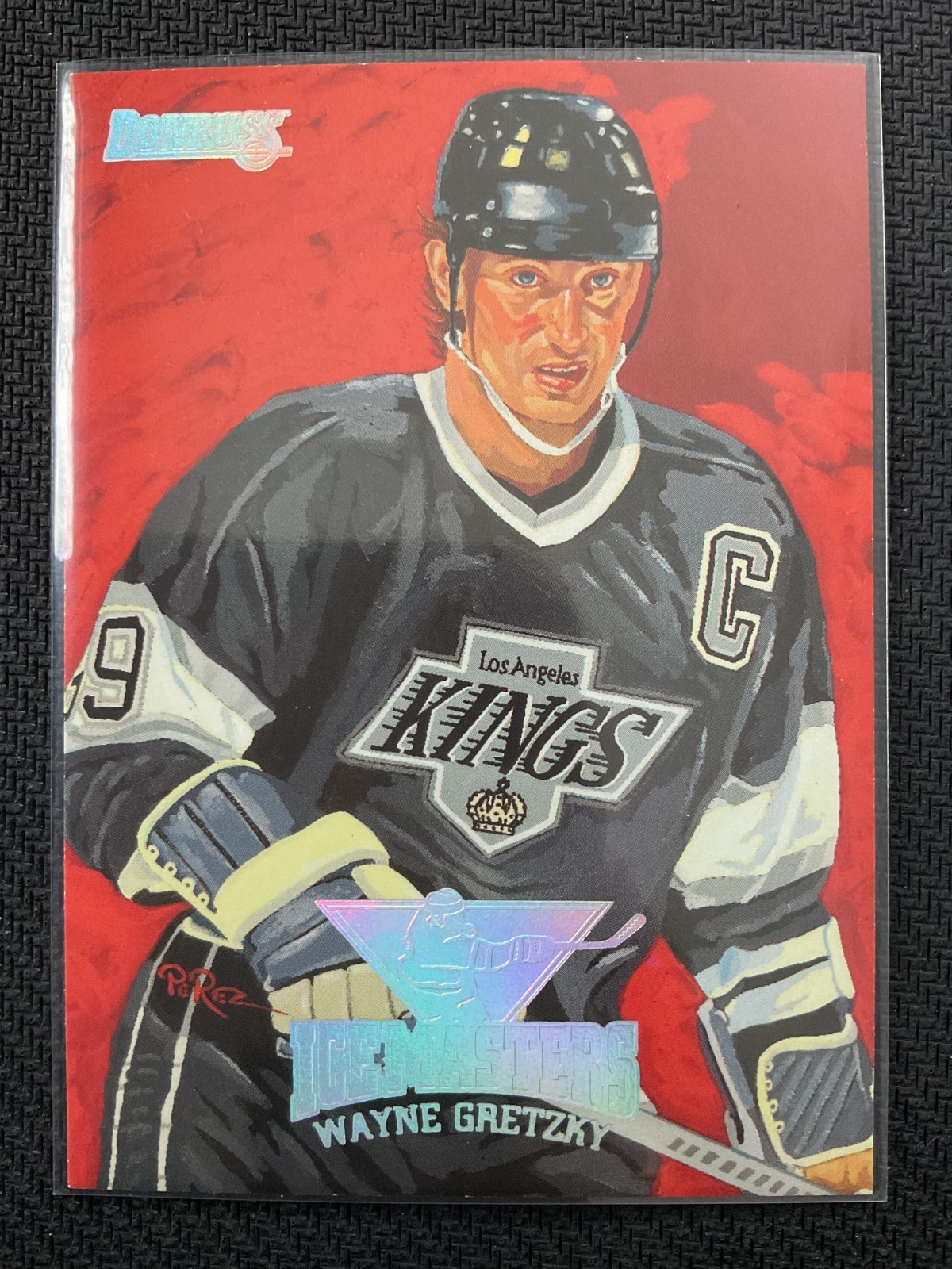 Wayne Gretzky 1994-95 Donruss Ice Masters Insert Card #4