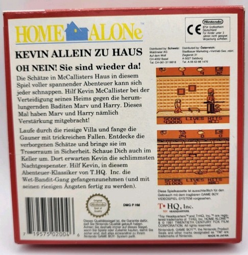 Nintendo GameBoy Kevin allein zu Haus Home Alone Rarität Seltene Version + OVP - Bild 3 von 9