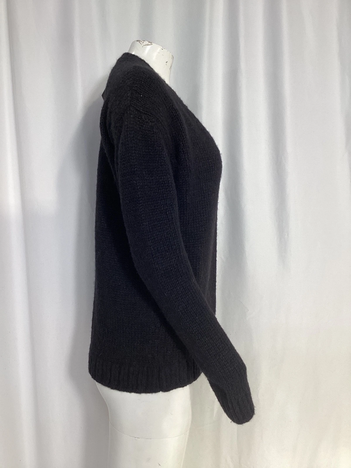 SAINT LAURENT (YSL) Cardigan Saint Laurent impreziosito con bottoni in lana donna nero taglia 38