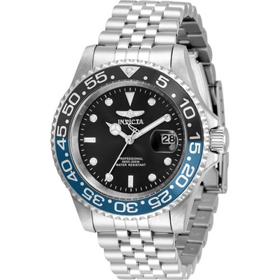 #ad Invicta Men#x27;s Watch Pro Diver Black and Silver Tone Dial Steel Bracelet 34104 $60.06