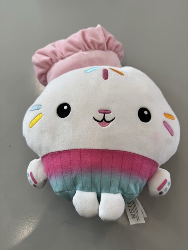 Dreamworks Cabbys Casa delle Bambole Cakey Cat Cupcake Abbracciabile 12" Peluche - Foto 1 di 3