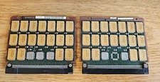 1x Rare Double Sided Vintage Gold Fujitsu Amdahl SRAM Memory Mainframe Module