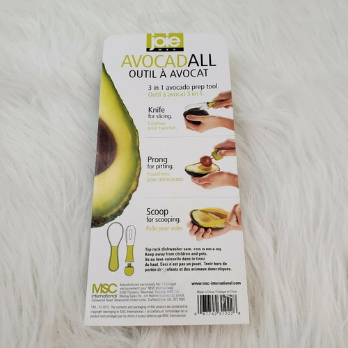 Avocado Prep Tool Joie AvocadAll 3in1 Slicer Knife Pitter Scoop - Picture 3 of 3