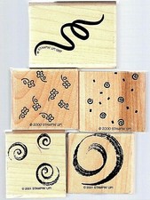 5 Stampin' Up! Confetti Flowers Swirls