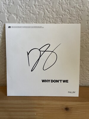 Daniel Seavey - Why Don t We Signed Autographed Fallin CD Single