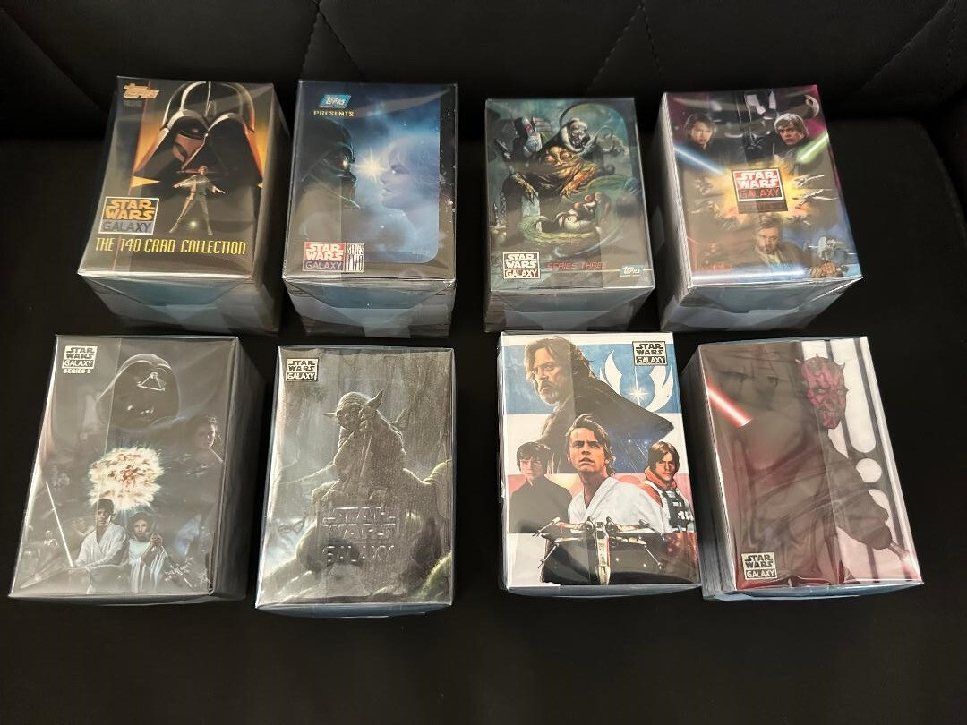 STAR WARS GALAXY TOPPS SERIES 1,2,3,4,5,6,7,8 SETS (947 CARDS) | eBay