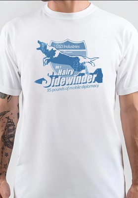NWT Hairy Sidewinder Awesome German Shepherd Distressed Unisex T-Shirt