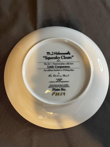 Hummel Collectable Plates Little Companions Series Lot of 6 numbered - Picture 7 of 8
