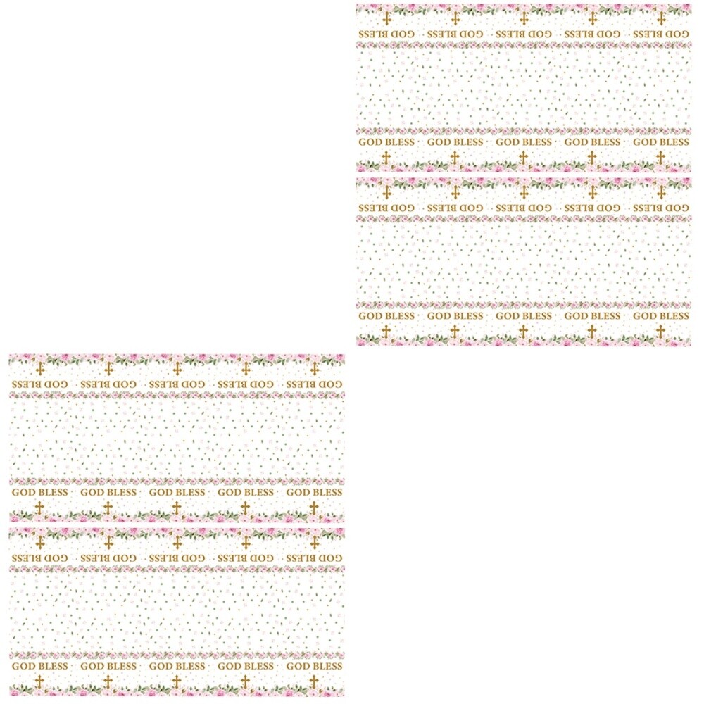 2Pcs Cover Easter Table Cloths Disposable Household Desk Cloth Decorate