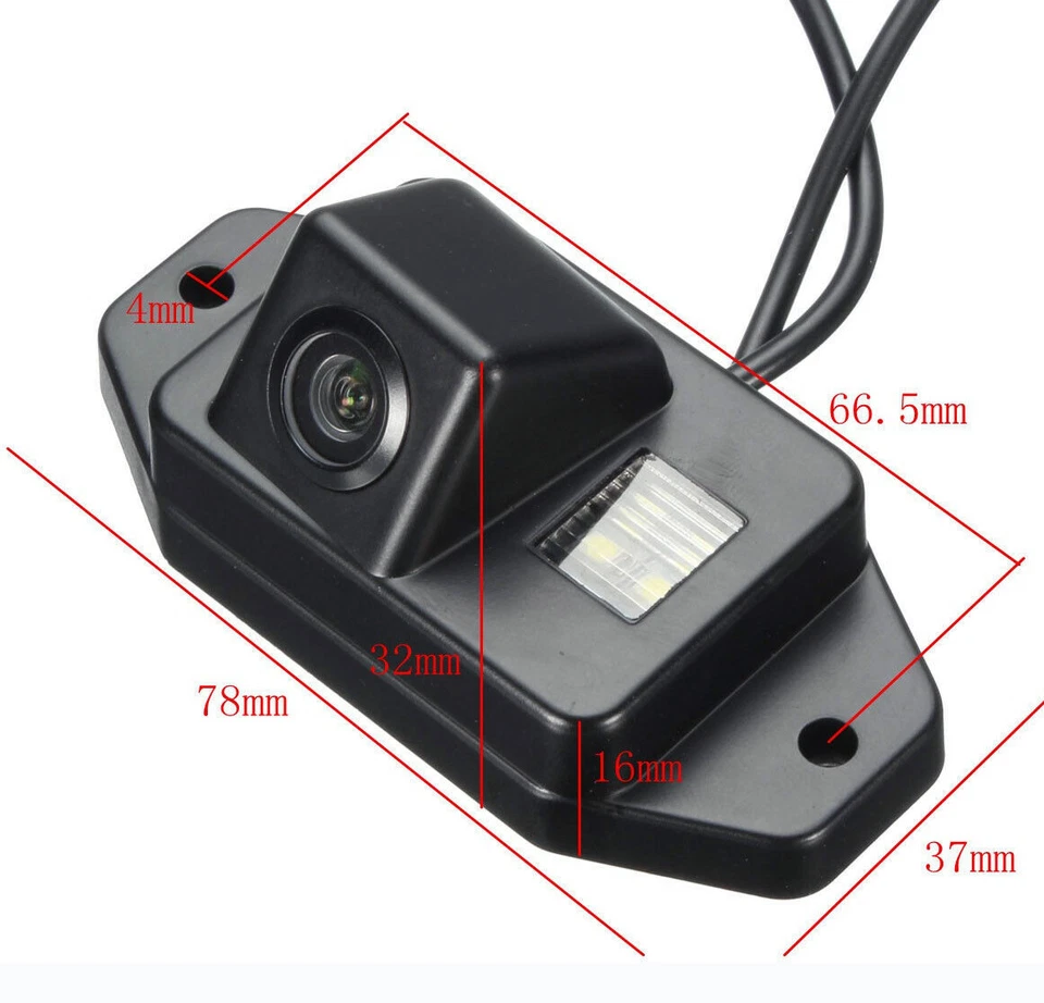 Car Reverse Camera For Toyota Prado Land Cruiser 120 2002-2009 Rear View Backup - Image 2 of 4