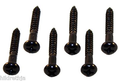 Screw Tremolo Mounting Black Finish Six in package 081820TMBK-6P