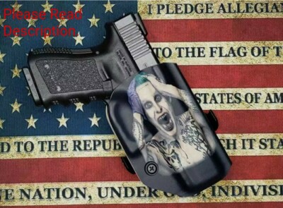 Outside the waistband paddle holster Joker in 'Suicide Squad