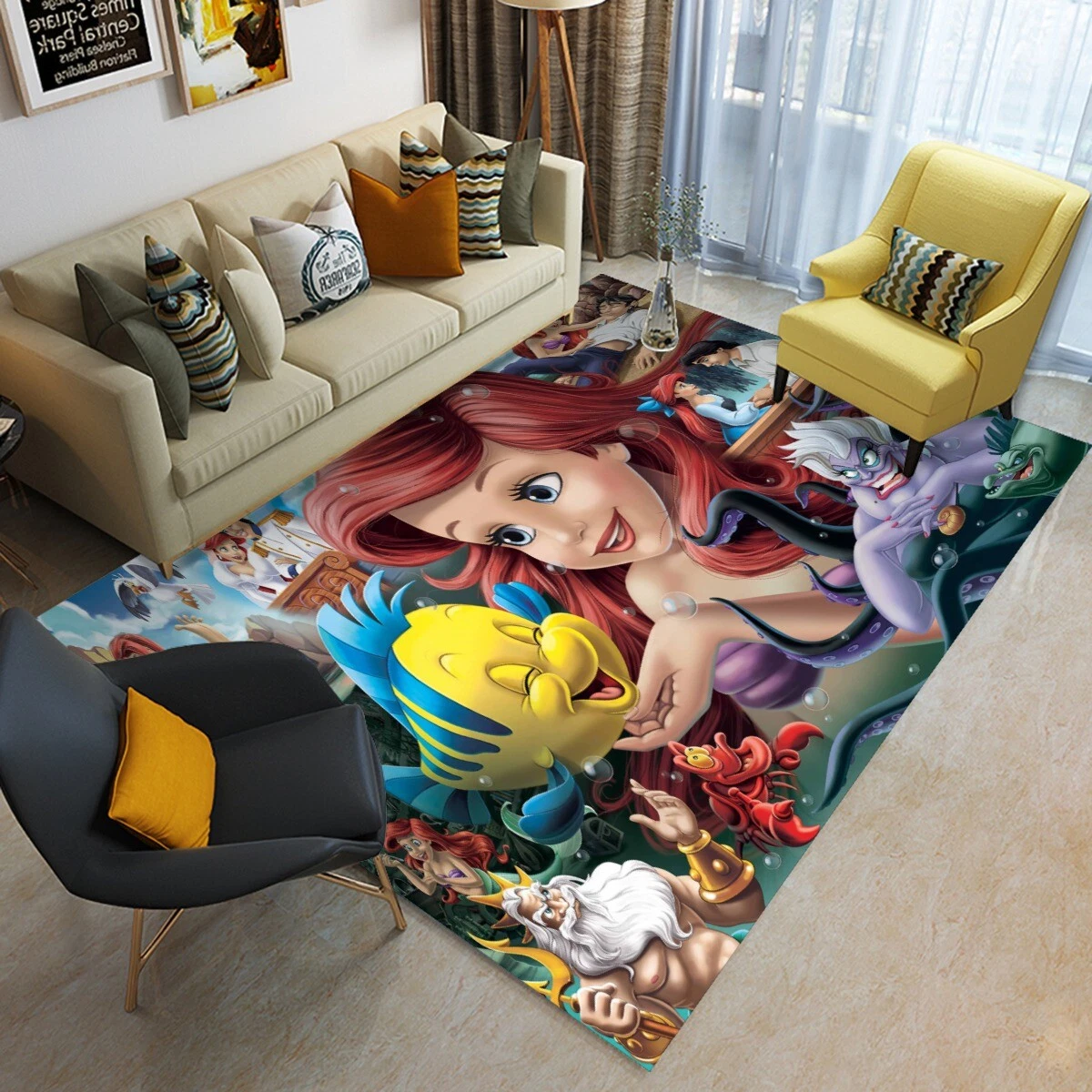 The Little Mermaid Disney Rug