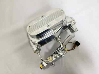 Chrome Center Finned Master Cylinder Disc Disc Proportioning Valve Brake Kit