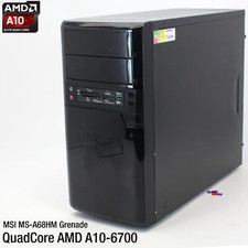 Medion Msi Ms-7891 A68hm Grenade Amd A10-6700 Computer Pc Ati Radeon Hd 8670d