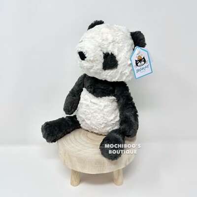Jellycat TUFFET PANDA Soft Plush Toy NWT RARE Wild Animal LOVEY