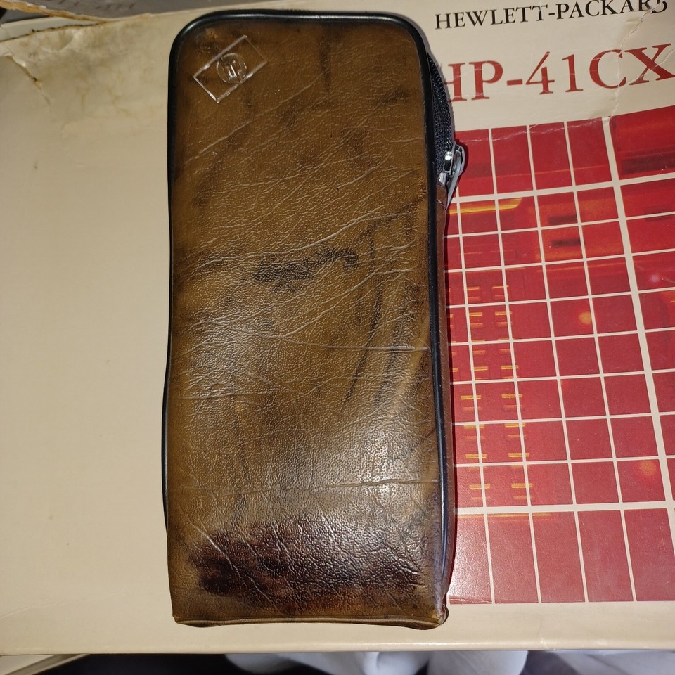 Vintage HP-41CX Scientific Calculator + Math/Stat Pac WORKING TESTED ...