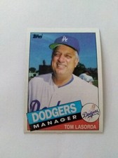 1985 Topps Baseball Tom Lasorda #601 HOF Set Break NM-MT