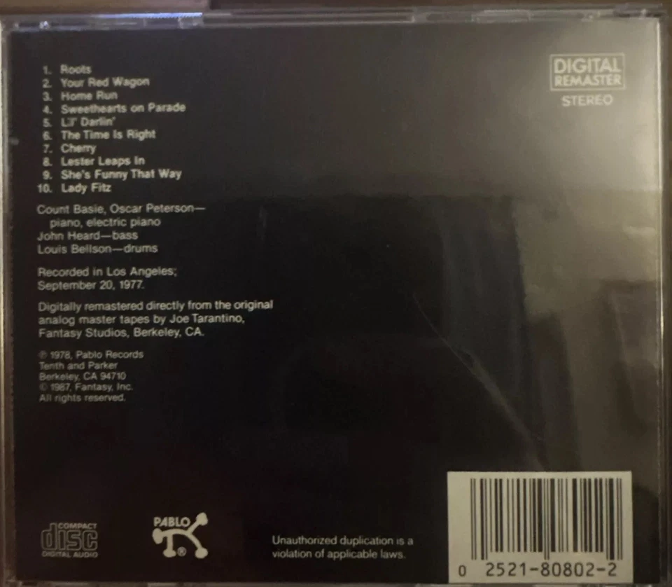 "Компакт-диск Oscar Peterson & Count Basie ""Satch And Josh Again"" очень хорошее состояние+" - Изображение 2 из 3