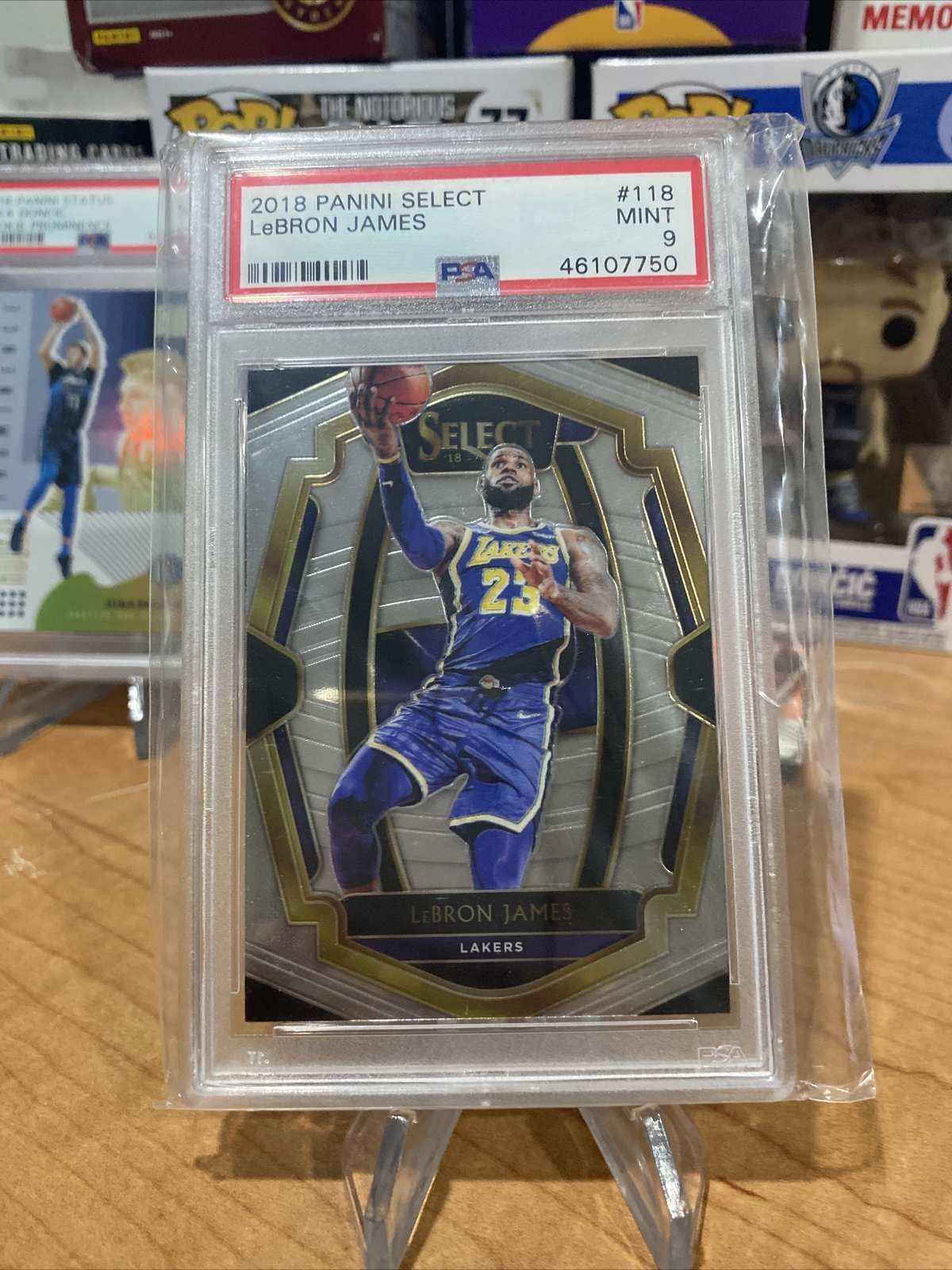 2018 Select LeBron James #118 PSA 9