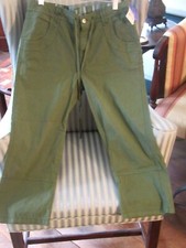 NWT FRESH PRODUCE STRETCH BROADCLOTH CAPRI IN JUNGLE S RELAXED FIT