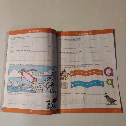 School Zone Workbooks Kindergarten/First Grade Numbers And Letters - Imagen 4 de 5