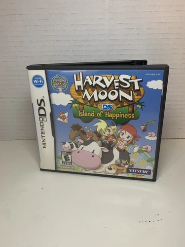 Harvest Moon Island of Happiness - Nintendo DS, CIB w/ Manual - Tested & Works