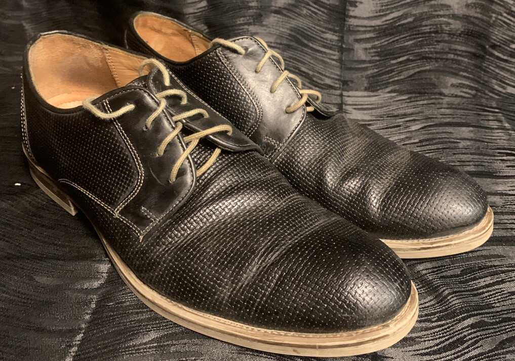 SAOLA Scarpe uomo Georgio Brutini 10 5M 250651 stringate Oxford nere