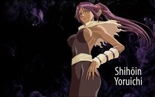 Anime bleach sideboob shihouin yoruichi looking at Custom Gaming Mat Desk