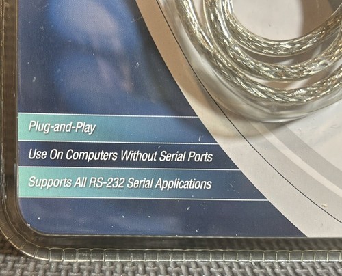 Cables To Go USB Serial Adapter RS-232 USB-A To DB9 26886 - Picture 4 of 4